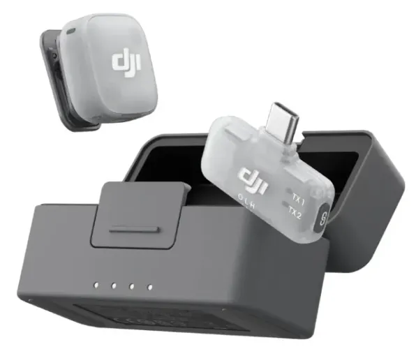 Microfone Lapela Dji Mic Mini 2 Sem Fio Redutor De Ruído