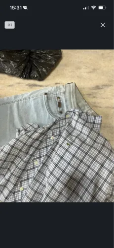 Camisa Lacoste mais calça pura raça 
