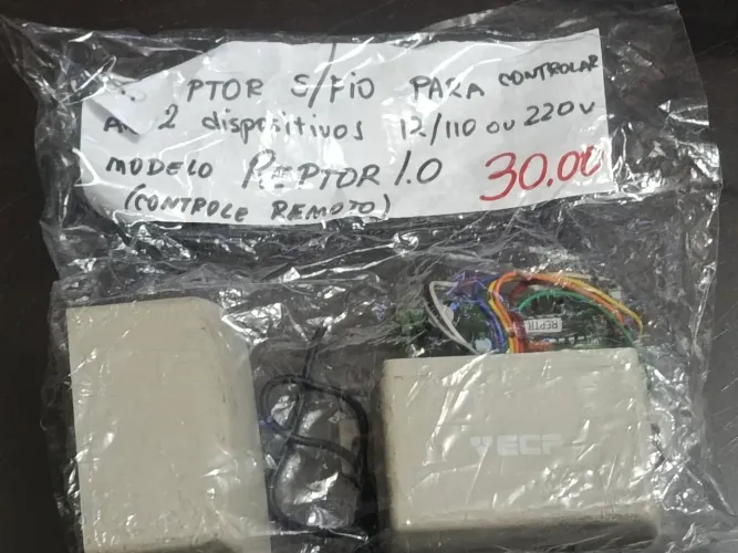 Módulo controle sem fio remoto para aparelhos elétricos e eletrônicos