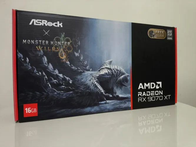 Placa de vídeo AMD Radeon RX 9070 XT 16GB Monster Hunter Wilds Nova.
