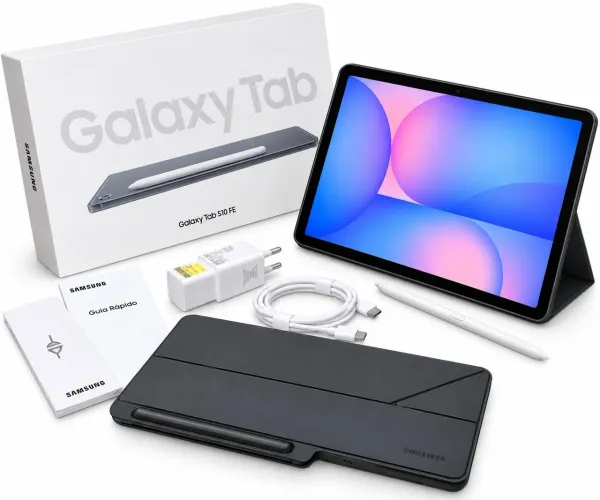 Galaxy Tab S10 FE 128GB Wi-Fi Cinza + S Pen + Capa | 2 meses de uso