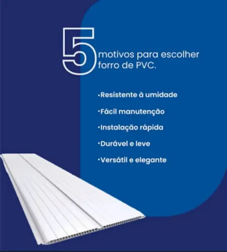 PVC branco 7mm . Canelado marca plasbrasil