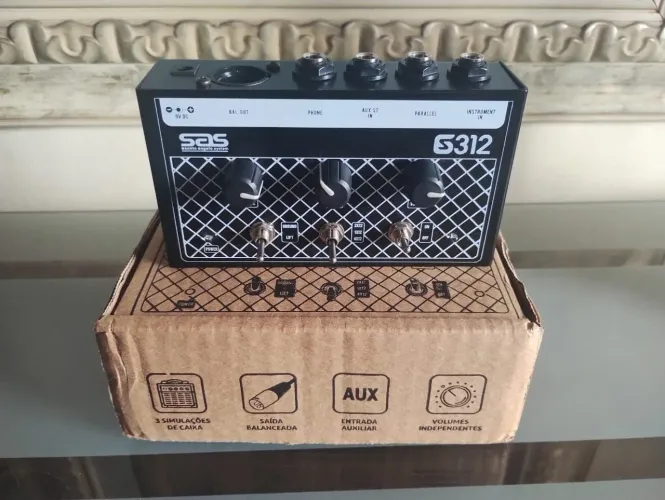 Pedal simulador de gabinete caixa Santo Ângelo GS312 - Na caixa