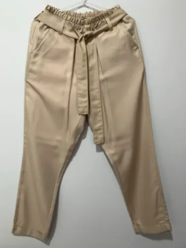 Calça Jogger Bege - 38 - NOVA