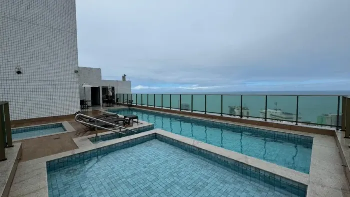Aluguel Apartamento com 1 quarto mobiliado e com varanda em Boa Viagem, Recife - PE