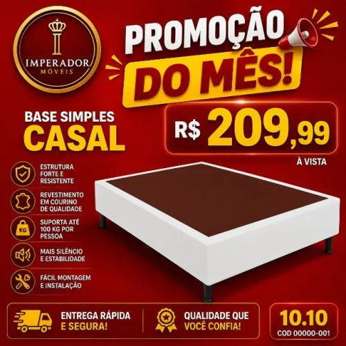Base simples casal (Pague na entrega)
