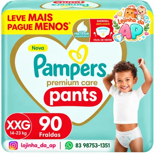 Fralda Pampers Premium Care XXG Pants (short)