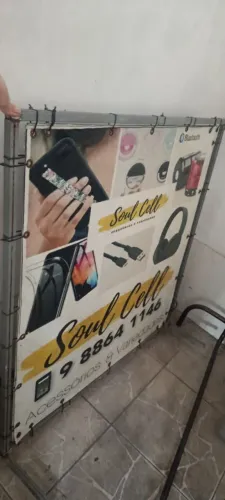 Suporte para banner , cavalete