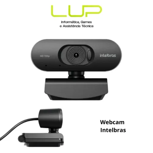 (LOJA FÍSICA) Webcam com microfone, modelos variados 