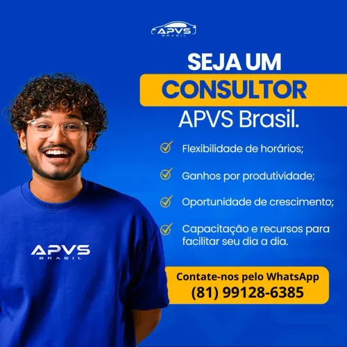TEMOS VAGAS para Consultor de Vendas da APVS BRASIL