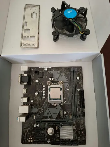 Kit Processador Intel Core i5-9400F + Placa mãe H310M-E