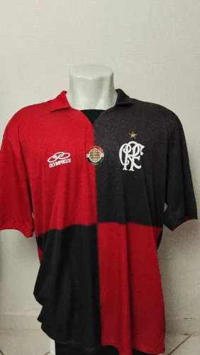 Camisa Flamengo Papagaio Vintém Olympikus Original