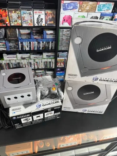Game cube prata japonês impecável 
