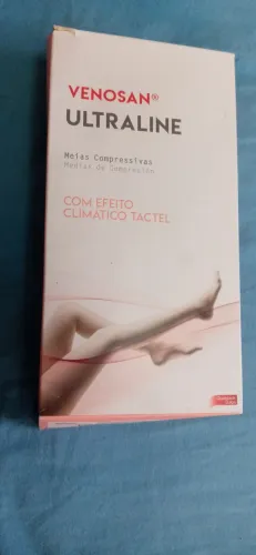 Meias compressivas novas na caixa