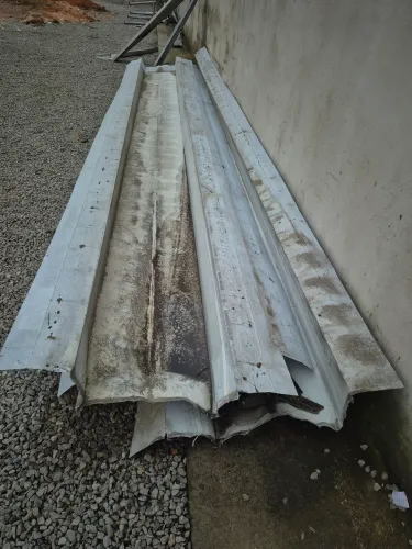 Calha Grande Caxote Galvanizada