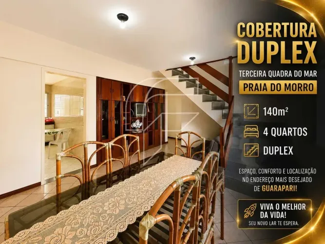 Imóvel para venda tem 140 metros quadrados com 4 quartos em Praia do Morro - Guarapari - E