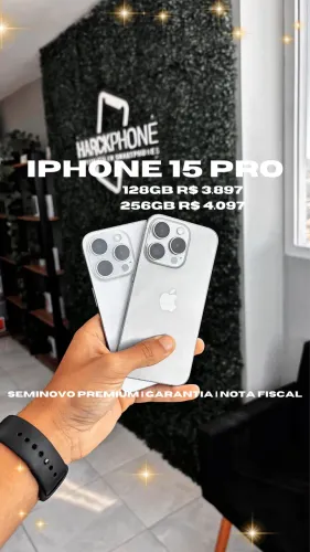 iPhone 15 pro  - Loja Física - Nota fiscal 