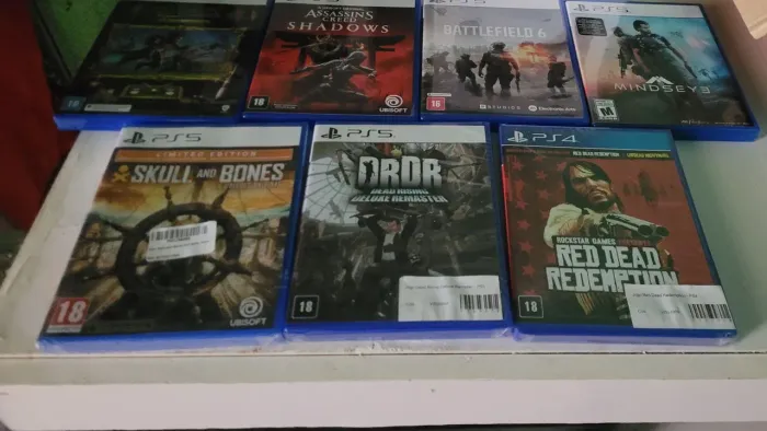 Jogos ps4 e ps5 e dualsense