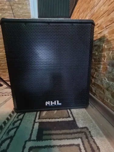 02 Caixa Acústica NHL Ativa Subwoofer 18" 1500w