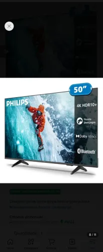 TV Smart Philips 50" Nova