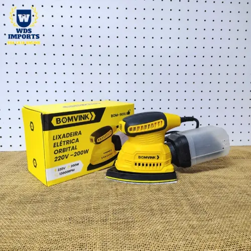 Lixadeira Elétrica Orbital Com Coletor Pó 200W 220V