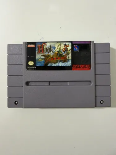 Jogo Hook Super Nintendo Snes Original Americano Ntsc Cartucho