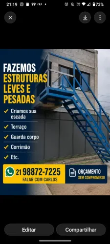 Serralheria e montagem pesadas