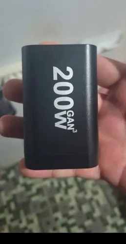 Carregador Turbo 200W GaN³ Ultra Rápido, 6 Entrada