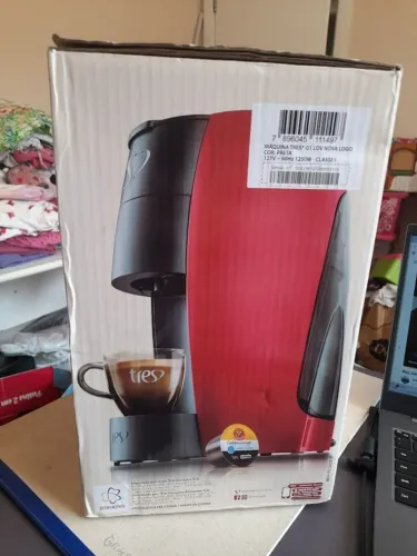 Cafeteira 3 Corações Espresso e Multibebida Touch Preta - 127V