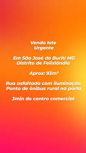 Vendo ou troco lote URGENTE BARATO em São José do Buriti