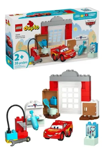 Lego Duplo Cars Disney Visit Mcqueen Workshop Doc 10456 Visita oficina do Doc