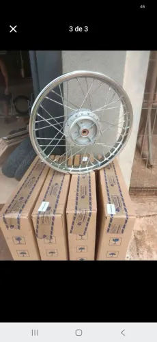 Roda nova de fan, titan e ybr