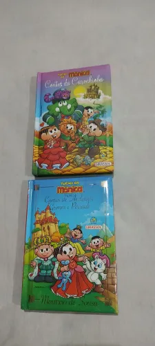 2 livros Maurício de Souza "contos"