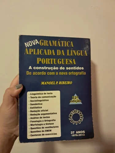 nova gramática da língua portuguesa, manoel pinto ribeiro