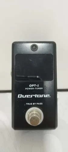 Fonte Overtone Power Tune P/ Pedais Com Afinador Preto Opt-1