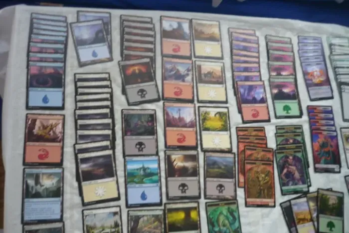 Cards Wizards Of The Coast Terrenos E Outros 100 undidades e 4 Brilhantes