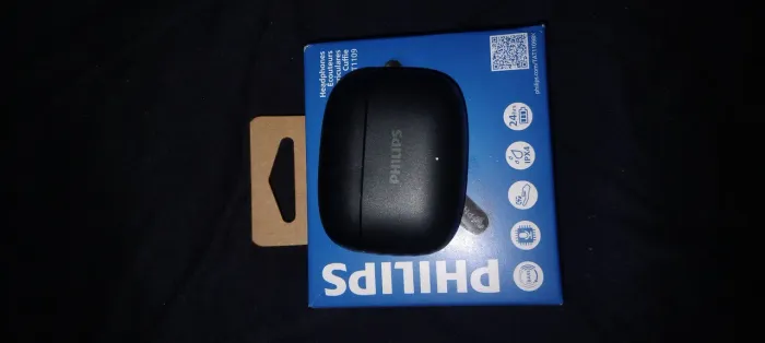 Fone Bluetooth Philips TAT1109 Preto - NOVO (Apenas Aberto para Teste)