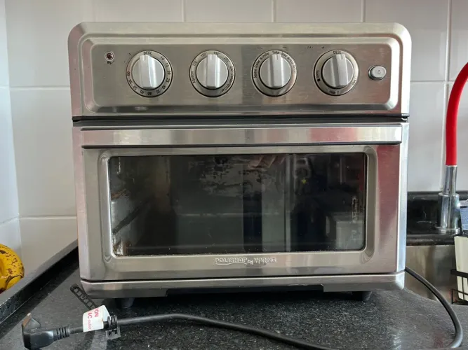 Forno elétrico e air fryer Polishop by Waring 17 litros