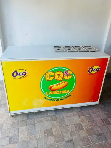 Bancada para cachorro quente 
