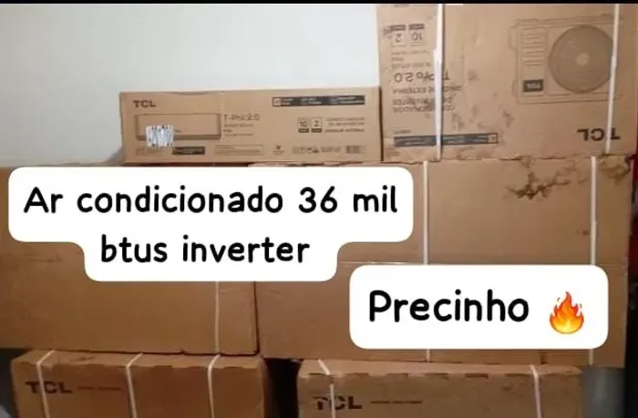 Ar condicionado TCL novo 36k btus