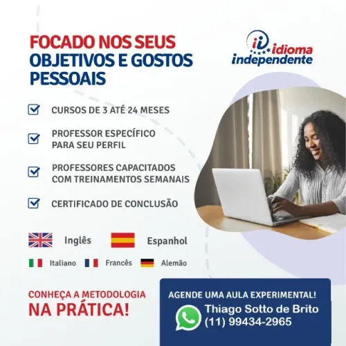 Curso de Idiomas - Idioma Independente