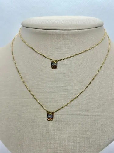 ESCAPULÁRIO 60CM OURO 18K 750