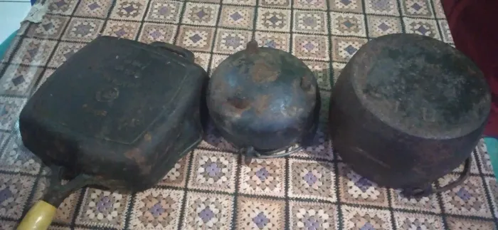 Panela de ferro antigas