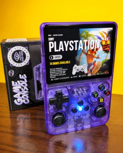 Console Portátil Retrô R36S 64GB + 15.000 Jogos (Novo)