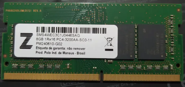 MEMORIA Zilia/SMART 8 GB DDR4 3200 MHz SO-DIMM