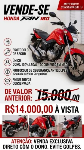 Moto Fan 160/2019 ( modelo 2020)