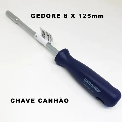 Chave Canhao 6mm X 125 Gedore 33-6