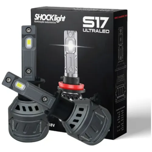 Lâmpada Farol LED S17 Nano - 55W H1 - SLL-170001