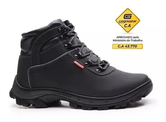 Bota Gogowear Otan Segurança Ca Epi Preto
