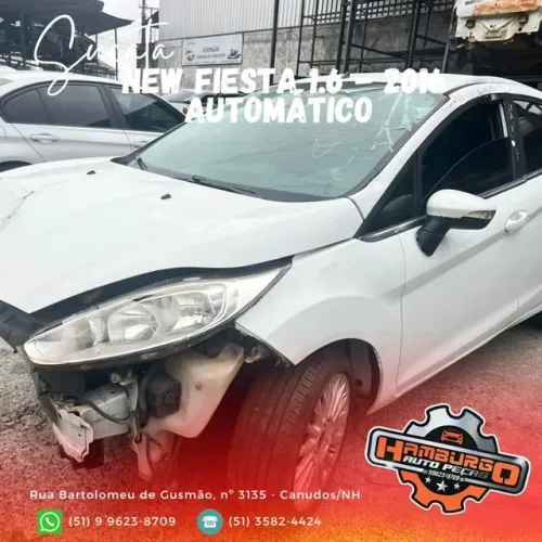 Sucata New Fiesta 2016 automático 